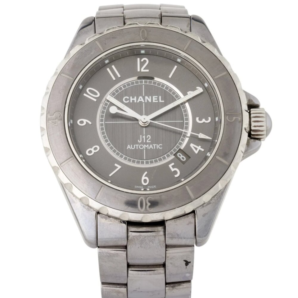 Chanel Ladies J12 41mm Men's Ceramic Watch With Box